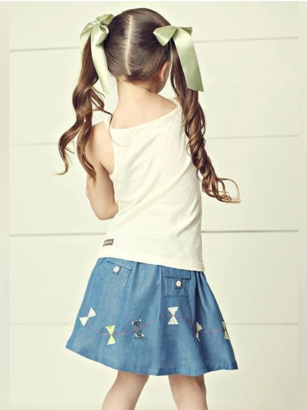 Matilda Jane| ‘Fly a Kite’ Denim Button Skirt